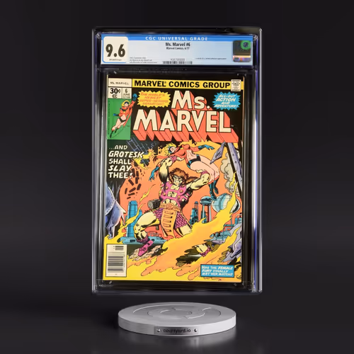 Ms. Marvel #6 CGC 9.6 Off-white Pages (Marvel Comics, 6/77) - Universal