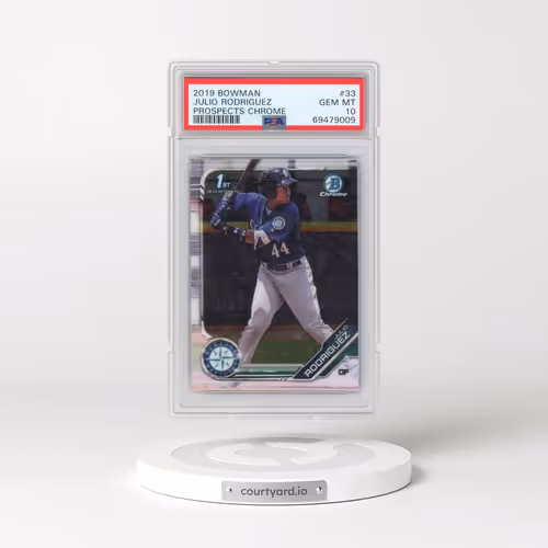 2019 Bowman Prospects Chrome #33 Julio Rodriguez (PSA 10 GEM MINT)