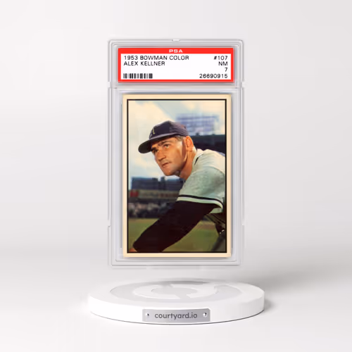 1953 Bowman Color #107 Alex Kellner (PSA 7 NM)