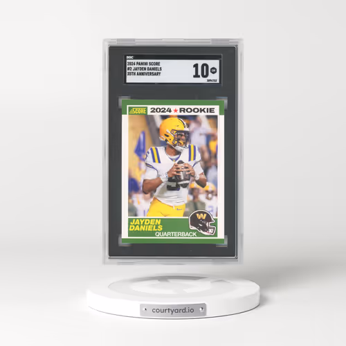 2024 Panini Score #2 Jayden Daniels - 35th Anniversary (SGC 10 GEM MINT)
