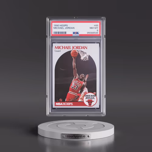 1990 Hoops #65 Michael Jordan (PSA 8 NM-MT)