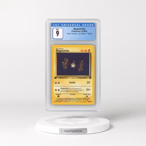 2000 Team Rocket #60/82 Magnemite - 1st Edition 1st Edition (CGC 9 MINT)