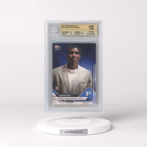 2025 Topps Now Draft #D1 Cameron Ward/30006* (BGS 10 PRISTINE)