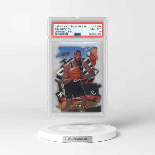 1997 Stadium Club Triumvirate #T16B Tim Duncan - Luminescent (PSA 8 NM-MT)