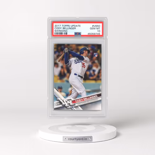 2017 Topps Update #US50 Cody Bellinger - Swinging (PSA 10 GEM MINT)