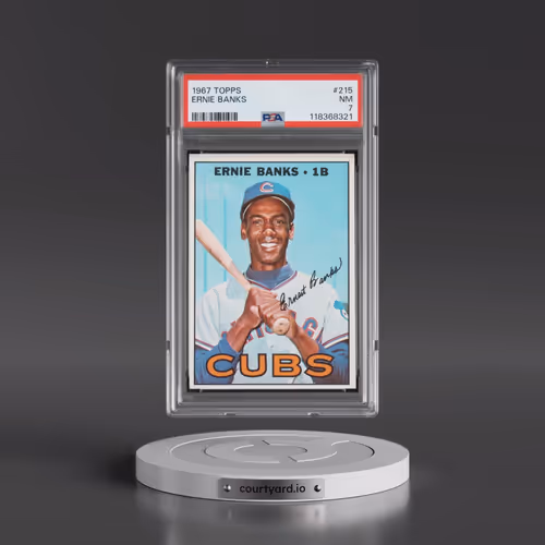 1967 Topps #215 Ernie Banks (PSA 7 NM)
