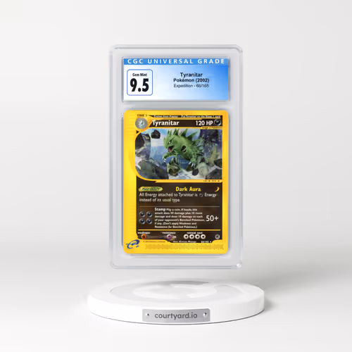 2002 Expedition #66/165 Tyranitar (CGC 10 GEM MINT)