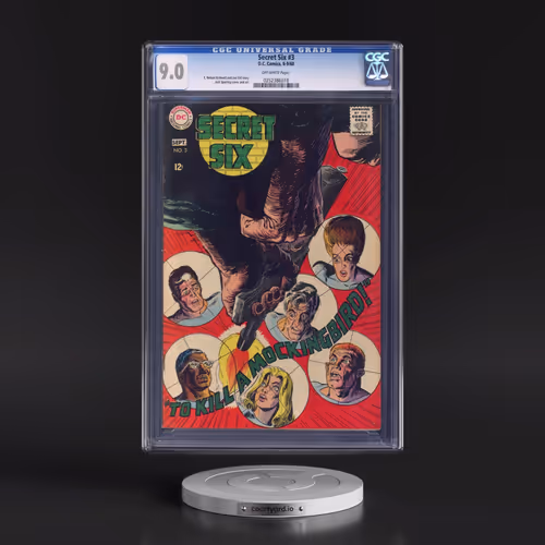 Secret Six #3 CGC 9.0 Off-white Pages (DC Comics, 8-9/68) - Universal