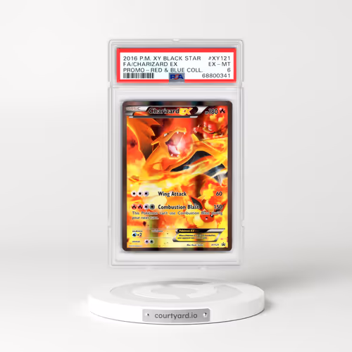 2016 XY Promos #XY121 Charizard EX - Full Art Holo (PSA 6 EX-MT)