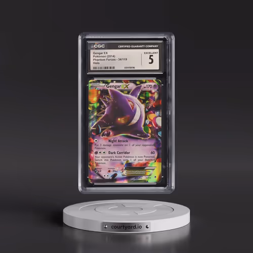 2014 Phantom Forces #34/119 Gengar EX - Holo (CGC 5 EX)