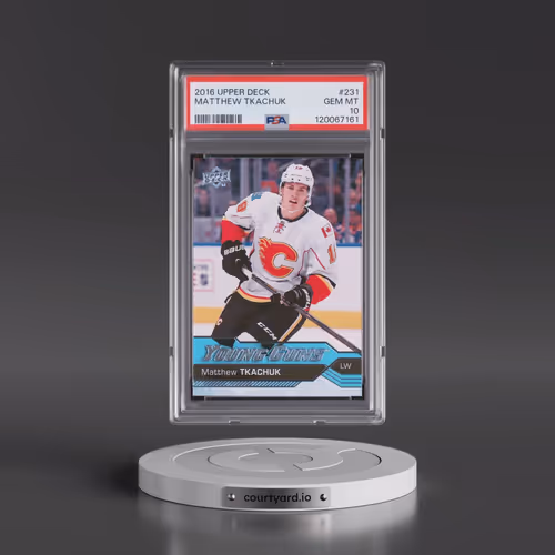 2016 Upper Deck #231 Matthew Tkachuk (PSA 10 GEM MINT)