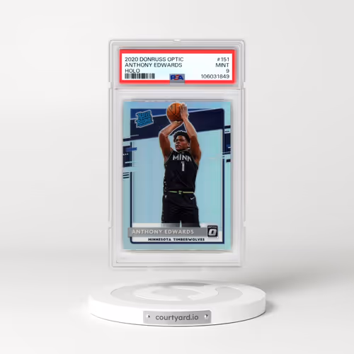 2020 Panini Donruss Optic #151 Anthony Edwards - Holo (PSA 9 MINT)