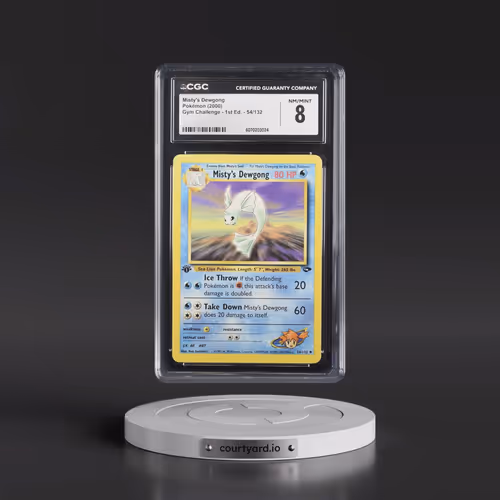 2000 Gym Challenge #54/132 Misty's Dewgong - 1st Edition 1st Edition (CGC 8 NM-MT)