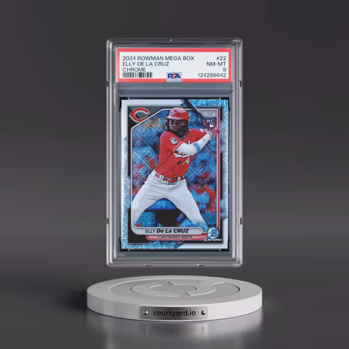 2024 Bowman Mega Box Chrome #22 Elly de La Cruz (PSA 8 NM-MT)