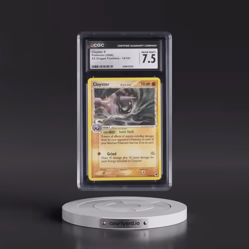 2006 EX Dragon Frontiers #14/101 Cloyster δ (CGC 7.5 NM+)
