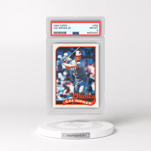1989 Topps #250 Cal Ripken Jr. (PSA 8 NM-MT)