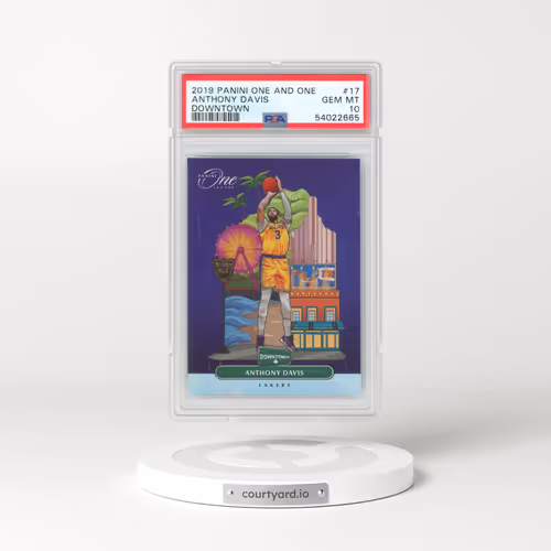2019 Panini One and One Downtown #17 Anthony Davis (PSA 10 GEM MINT)