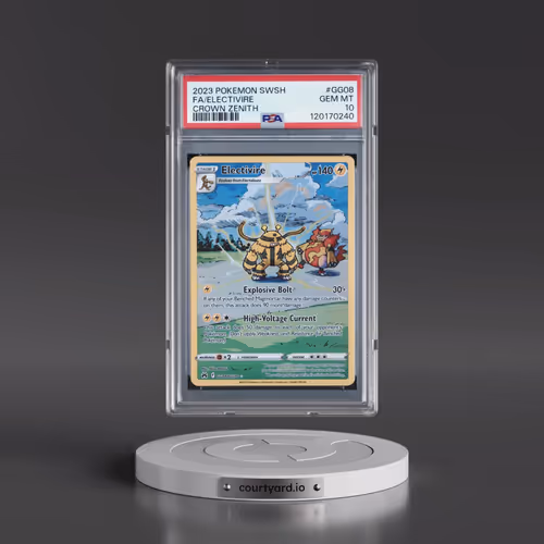 2023 Pokémon Sword and Shield Crown Zenith #GG08 Electivire - Full Art (PSA 10 GEM MINT)