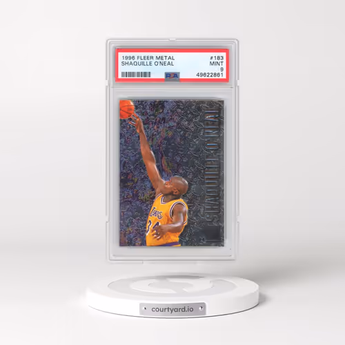 1996 Metal #183 Shaquille O'Neal (PSA 9 MINT)