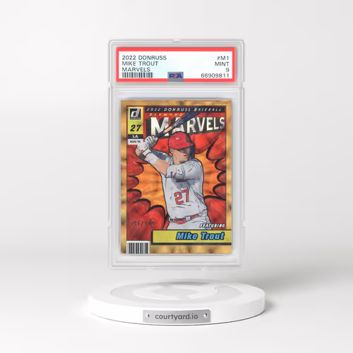 2022 Panini Donruss Marvels #M1 Mike Trout (PSA 9 MINT)