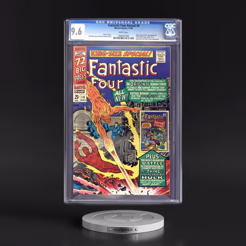 Fantastic Four Annual #4 CGC 9.6 White Pages (Marvel Comics, 11/66) - Universal