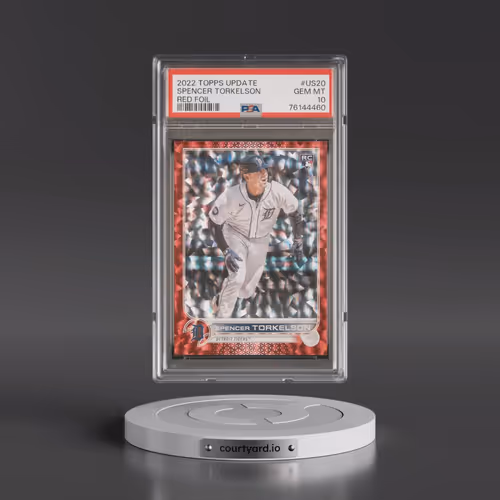 2022 Topps Update #US20 Spencer Torkelson - Red Foil (PSA 10 GEM MINT)