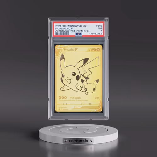 2021 Pokémon Swsh Black Star Promo #145 Pikachu V - Holo Full Art Celebrations Ultra-Premium Collect