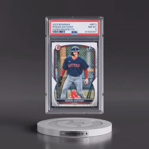 2023 Bowman Paper Prospects #BP71 Roman Anthony (PSA 8 NM-MT)
