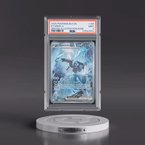 2025 Pokémon Blk EN-Black Bolt #165 Kyurem EX - Holo Special Illustration Rare (PSA 9 MINT)