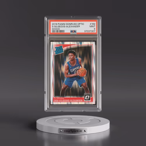 2018 Panini Donruss Optic #162 Shai Gilgeous-Alexander - Shock (PSA 9 MINT)