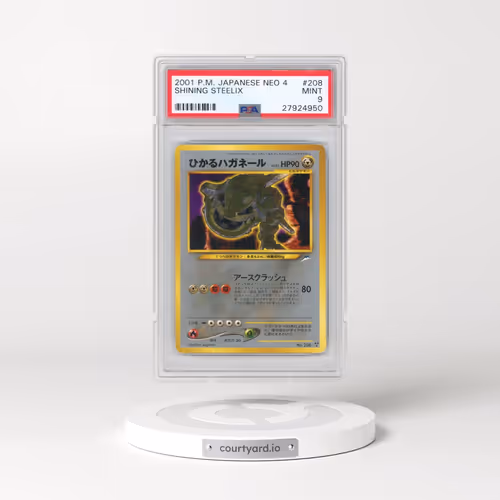 2001 Pokémon Neo 4 #208 Shining Steelix - Holo (PSA 9 MINT)