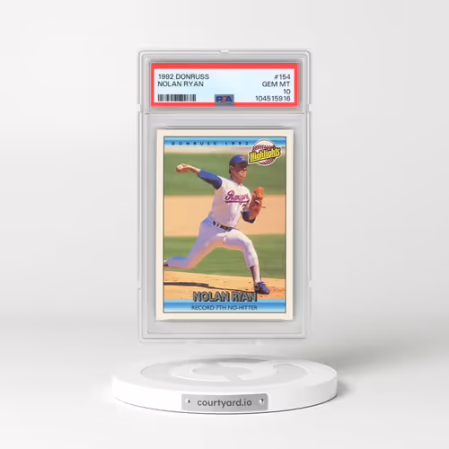 1992 Donruss #154 Nolan Ryan (PSA 10 GEM MINT)