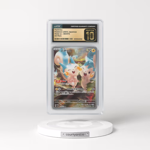 2023 Violet ex #084/078 Pachirisu - Art Rare Holo (CGC 10 PRISTINE)