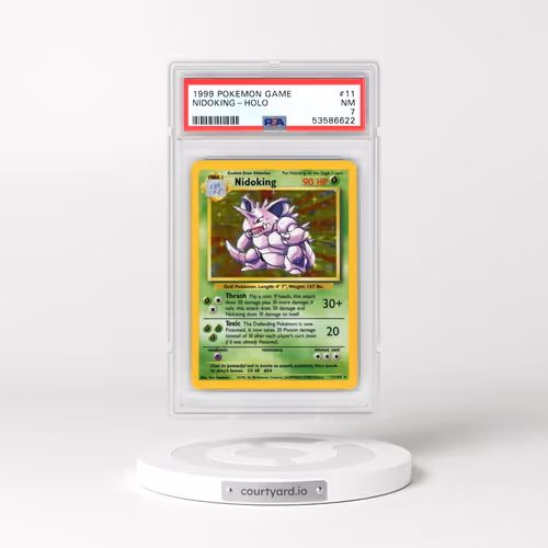 1999 Pokémon Game #11 Nidoking - Holo (PSA 7 NM)