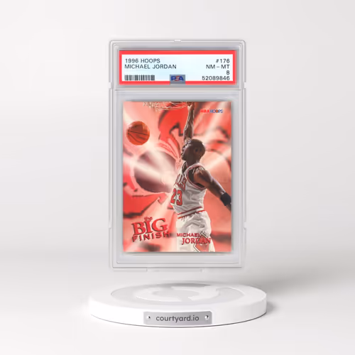 1996 Hoops #176 Michael Jordan (PSA 8 NM-MT)