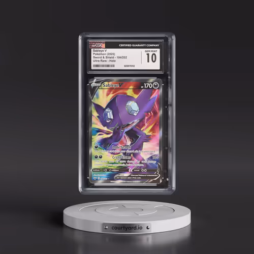 2020 Sword & Shield #194/202 Sableye V - Ultra Rare Holo (CGC 10 GEM MINT)