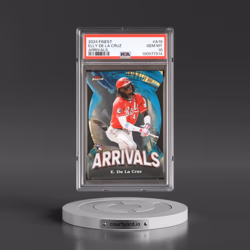 2024 Topps Finest Arrivals #A19 Elly de La Cruz (PSA 10 GEM MINT)