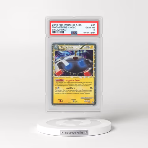 2010 Pokémon Heartgold & Soulsilver Triumphant #96 Magnezone - Holo (PSA 10 GEM MINT)