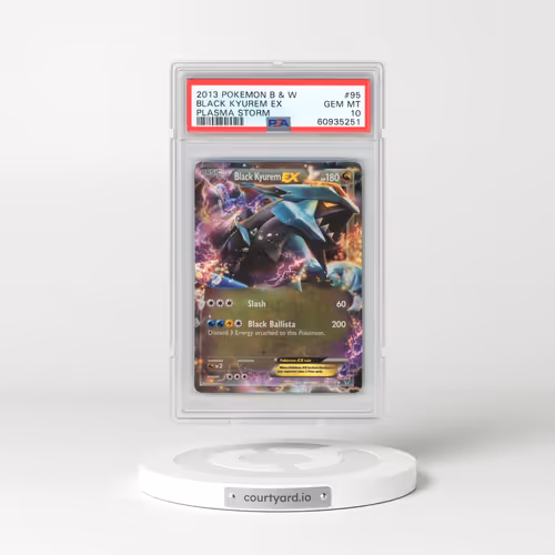 2013 Pokémon Black & White Plasma Storm #95 Black Kyurem EX - Holo (PSA 10 GEM MINT)