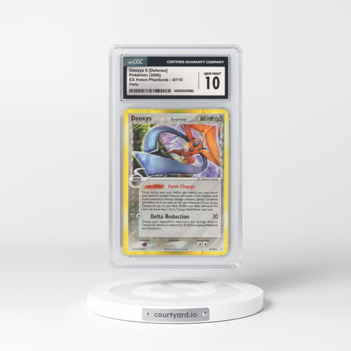 2006 EX Holon Phantoms #4 Deoxys (Defense Forme) - Holo (CGC 10 GEM MINT)