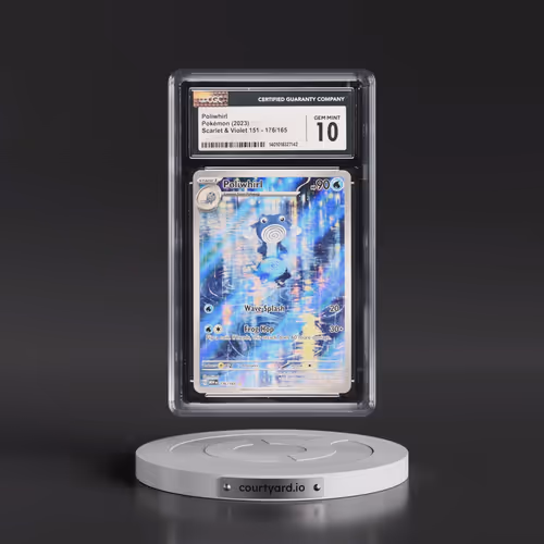 2023 Scarlet & Violet 151 - MEW EN #176/165 Poliwhirl - Illustration Rare Holo (CGC 10 GEM MINT)