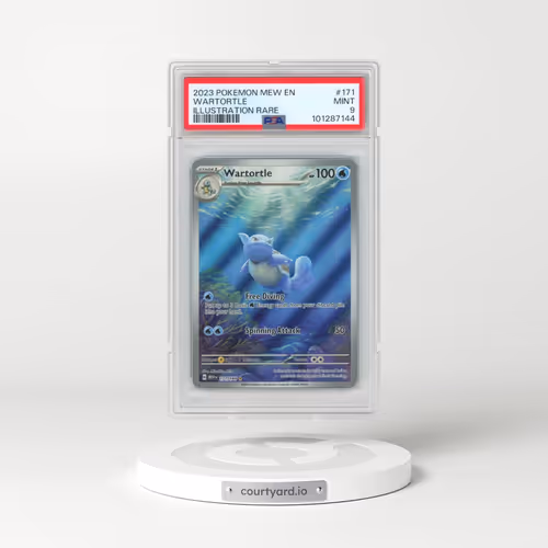 2023 Pokémon Mew EN-151 #171 Wartortle - Illustration Rare (PSA 9 MINT)