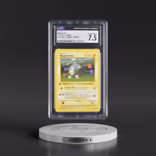 1999 Base Set #53/102 Magnemite - 1st Edition 1st Edition (CGC 7.5 NM+)