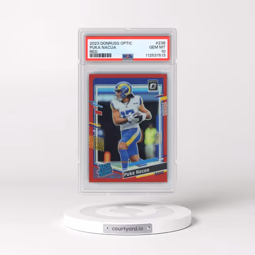 2023 Panini Donruss Optic #238 Puka Nacua - Red (PSA 10 GEM MINT)