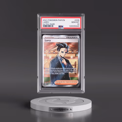 2023 Pokémon Par EN-Paradox Rift #235 Larry - Ultra Rare (PSA 10 GEM MINT)
