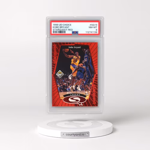 1998 UD Choice Starquest #SQ13 Kobe Bryant - Red (PSA 8 NM-MT)