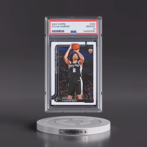 2025 Topps #202 Dylan Harper (PSA 10 GEM MINT)