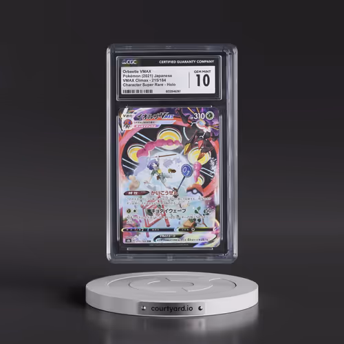 2021 VMAX Climax #215/184 Orbeetle VMAX - Holo Character Super Rare (CGC 10 GEM MINT)