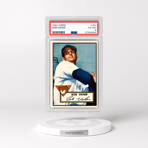 1952 Topps #157 Bob Usher (PSA 6 EX-MT)