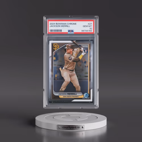 2024 Bowman Chrome #27 Jackson Merrill (PSA 10 GEM MINT)